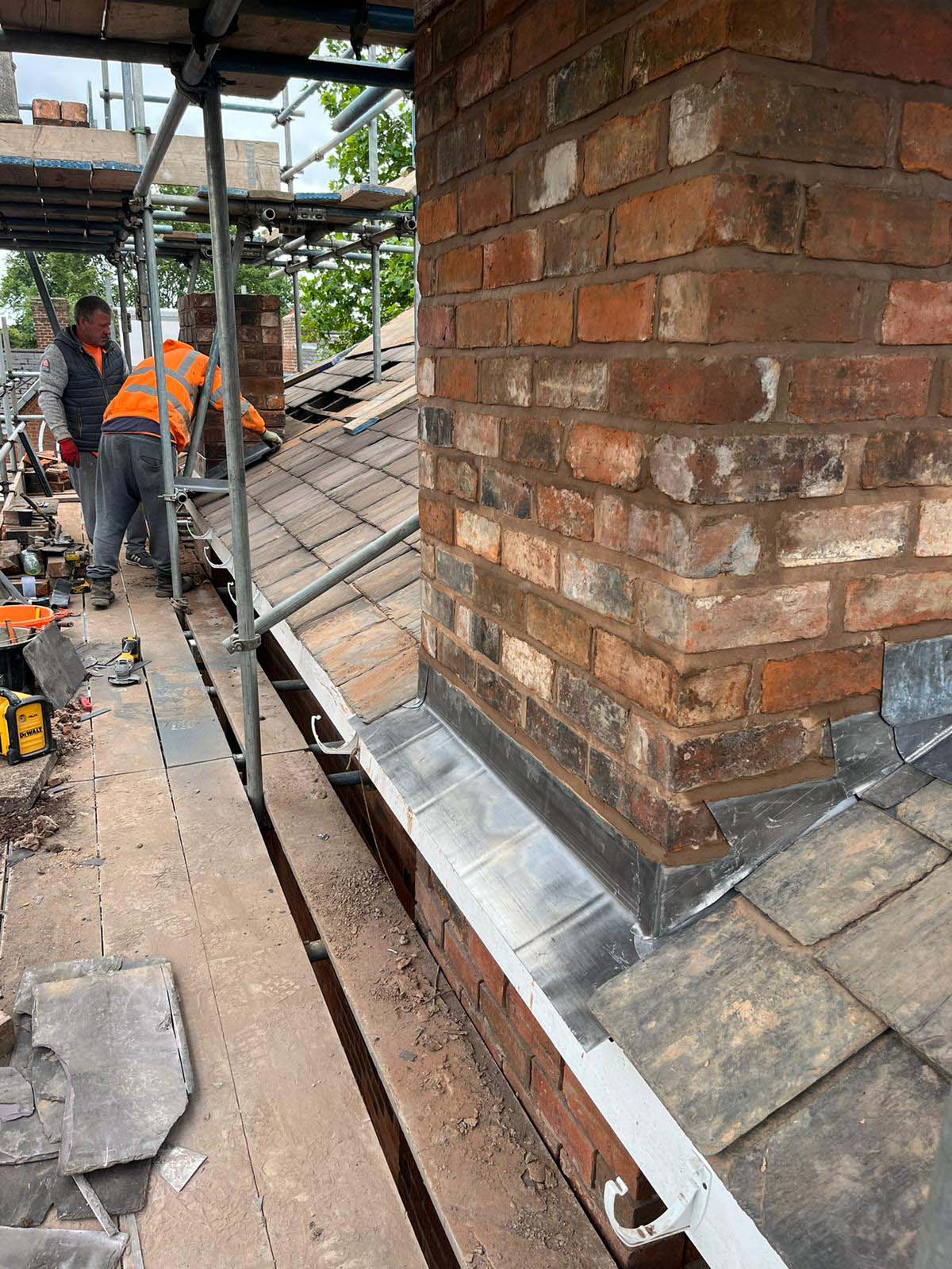 chimney flashing services and roofing walsall
